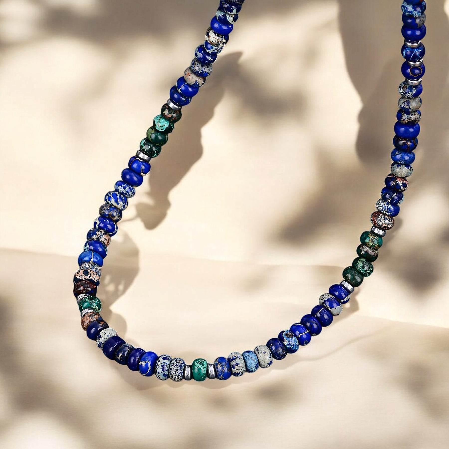 Collier Rugged Jasper pour Hommes