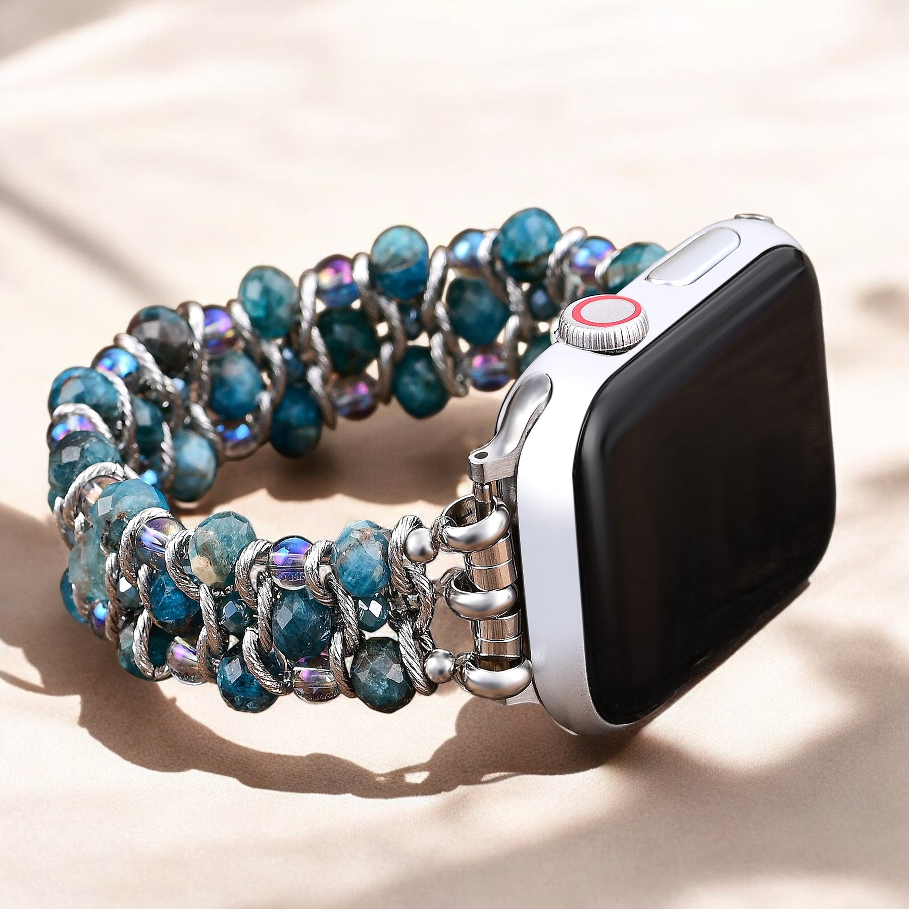 Apatit Azure Geflochtenes Apple Watch Armband