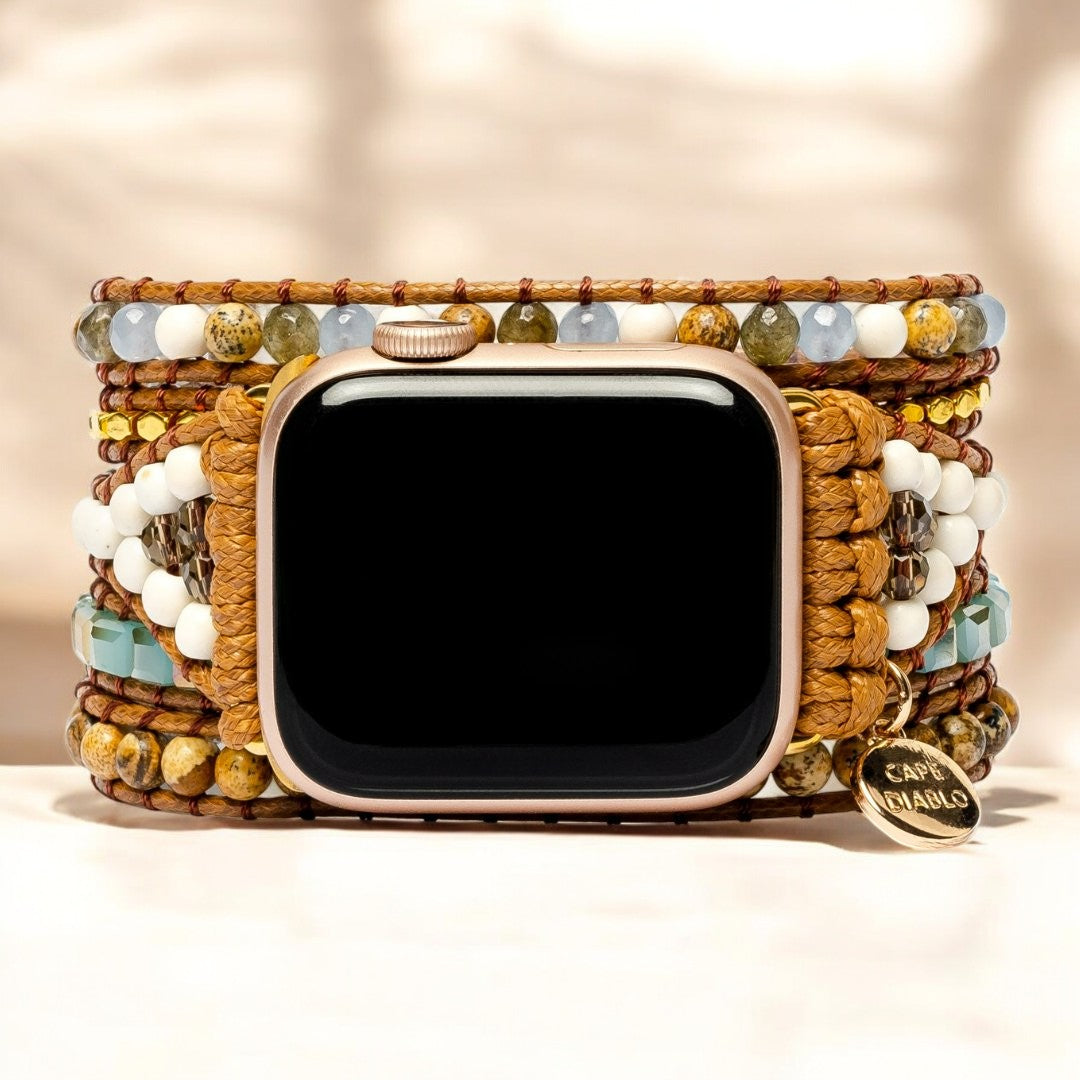 Blue Earth Jasper Apple Watch Armband