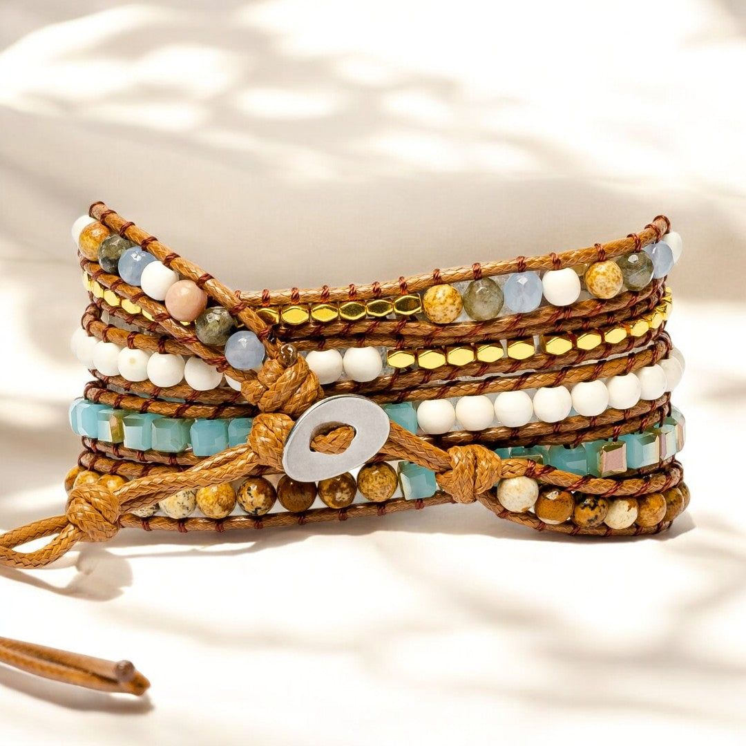 Blue Earth Jasper Apple Watch Armband
