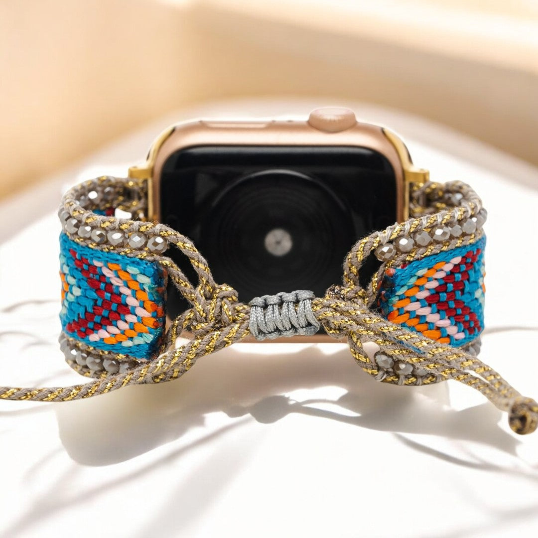 Blaues Lagunenarmband Apple Watch