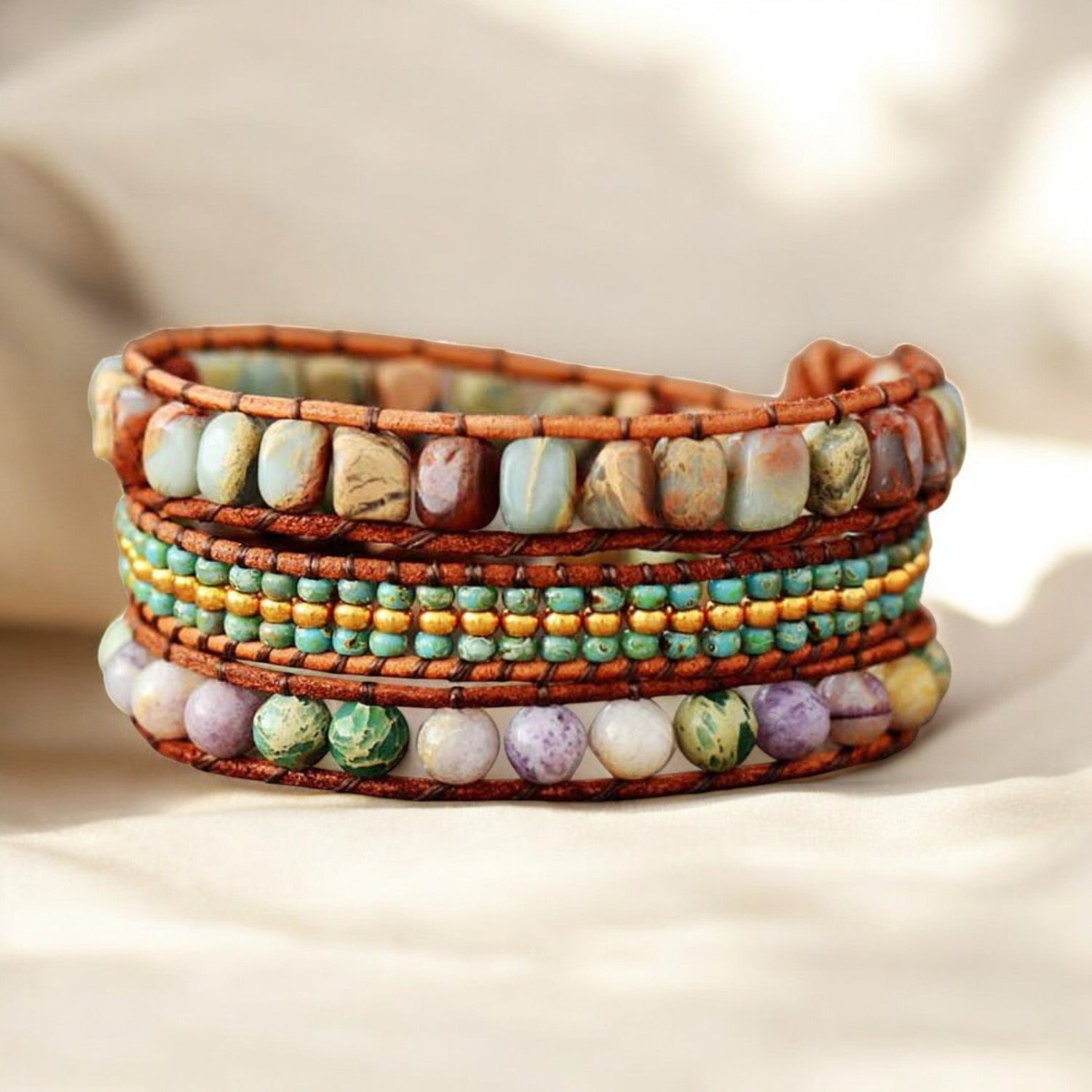 Bracelet enveloppant Princesse bohémienne