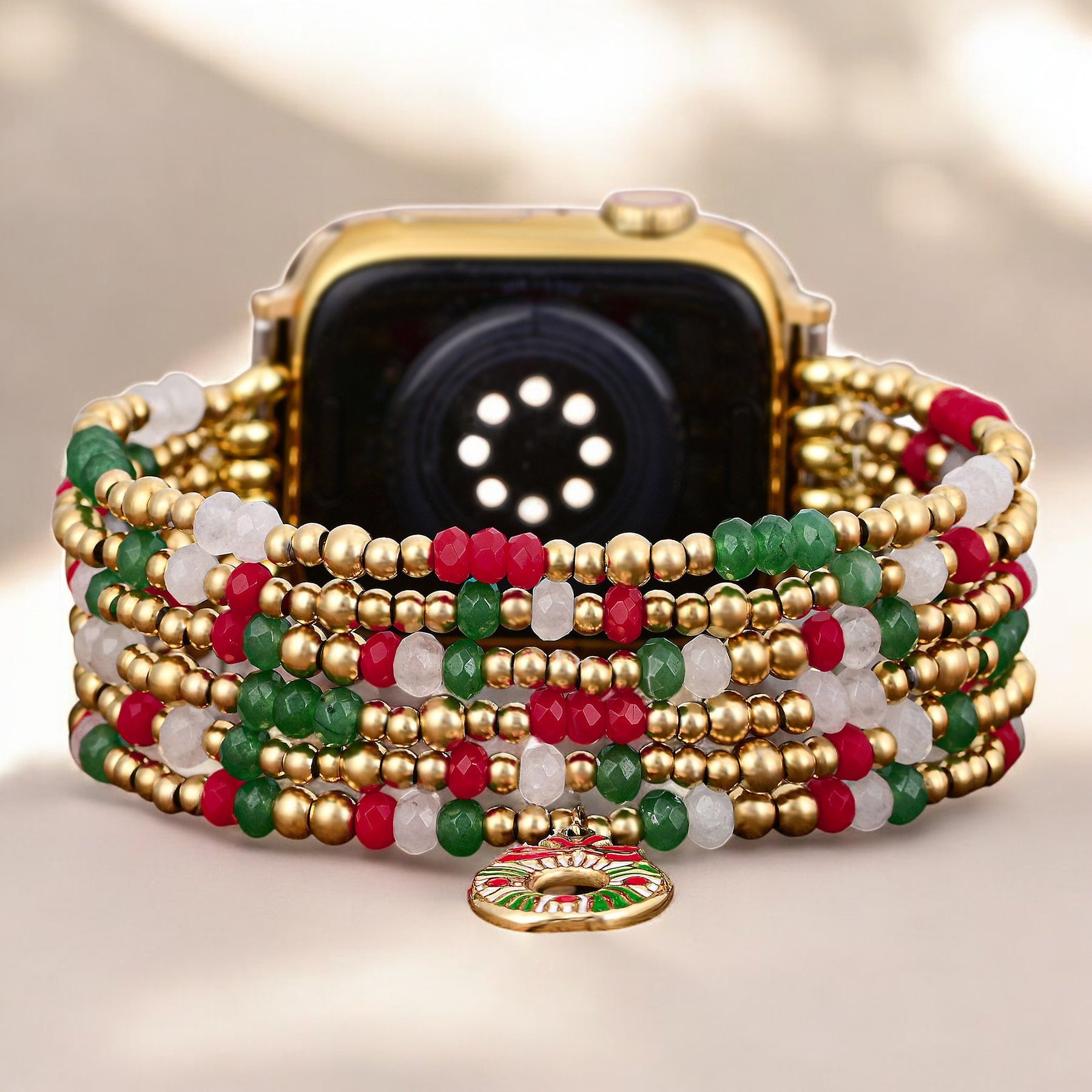 Bracelet extensible Golden Holly Cheer pour Apple Watch
