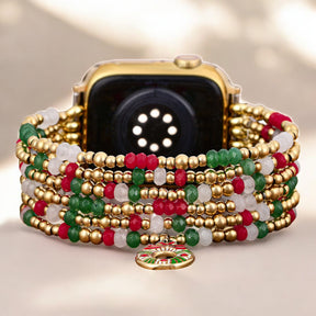 Bracelet extensible Golden Holly Cheer pour Apple Watch
