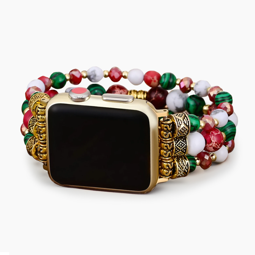 Bracelet Apple Watch extensible Joyeux Noël