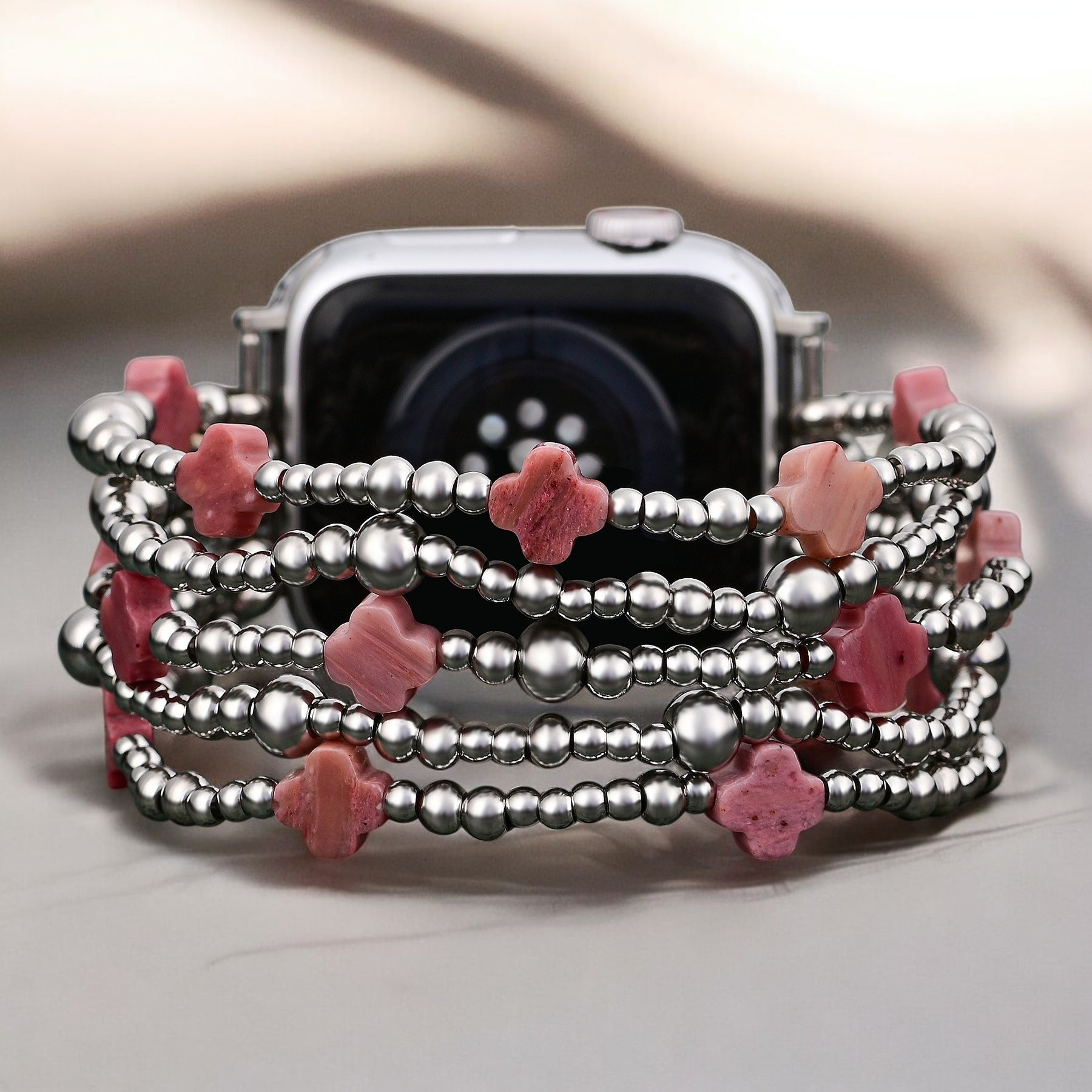 Fiery Grace Cross Stretch Apple Watch Armband