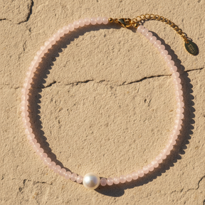 Rosenleuchten-Perlenkette