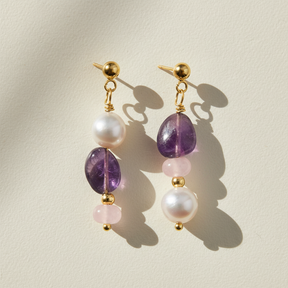 Amethyst Glow Ohrringe