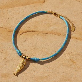 Collier porte-bonheur poisson Voyage Océan