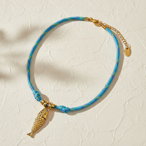 Collier porte-bonheur poisson Voyage Océan