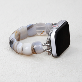 Elfenbein Aura Dehnbares Apple Watch Armband