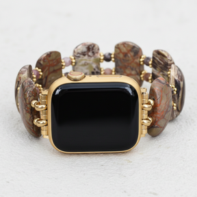 Bracelet extensible en agate Horizon du Désert pour Apple Watch