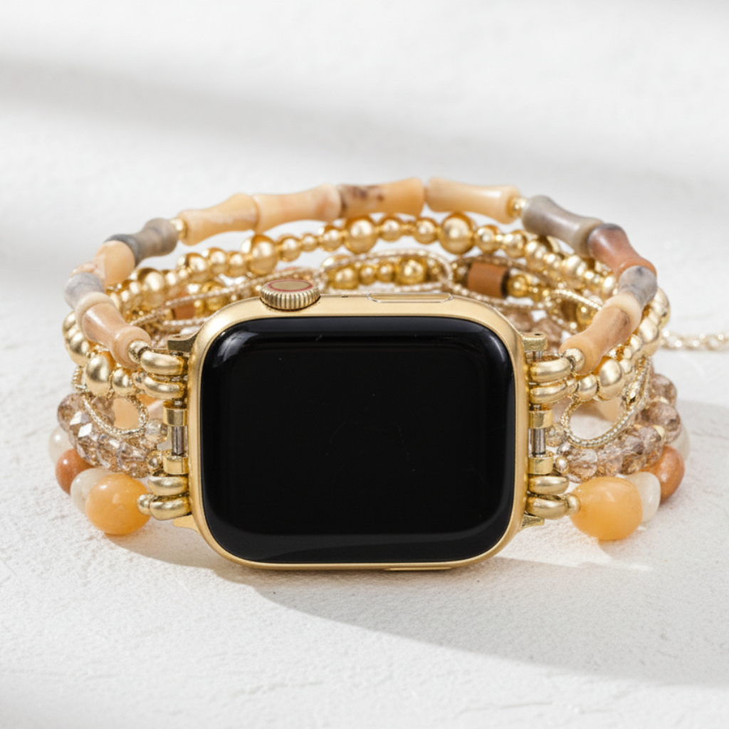 Sahara-Sonnenuntergang Dehnbares Armband für Apple Watch