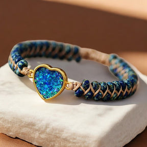 Ewige Freundschaft Opal Herz Armband