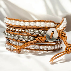Bracelet Enveloppant en Hématite Exquis