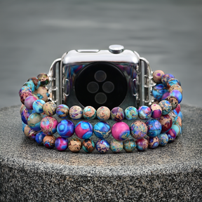 Apple Watch extensible en cristal d'agate