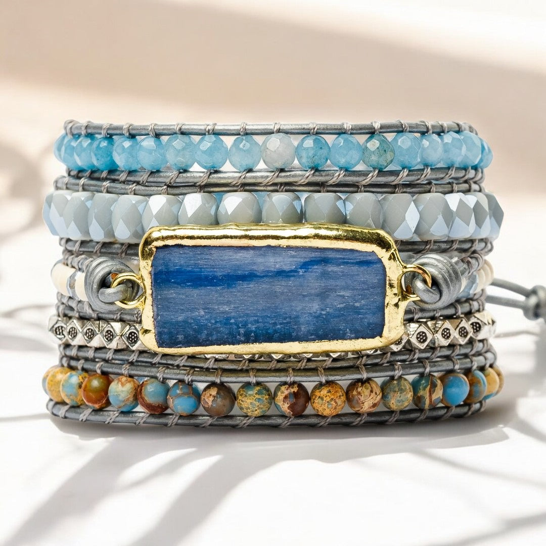 Heilender Topas Wickelarmband