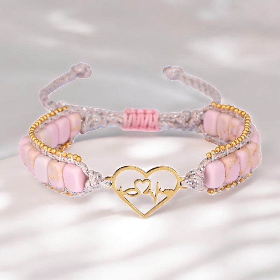 Bracelet d'amour Battement de cœur de la Saint-Valentin