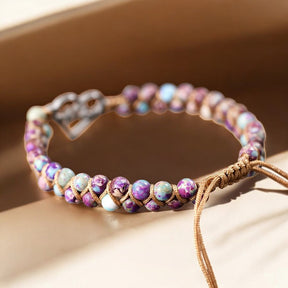 Bracelet de guérison charme battement de cœur