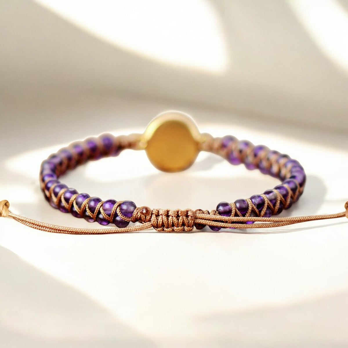 Intensives Amethyst-Heilarmband