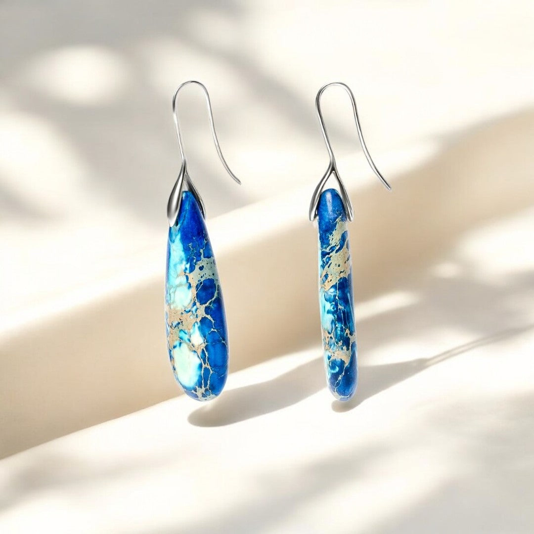 Boucles d'oreilles Énergie Océan Intense
