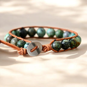 Bracelet bohème africain turquoise pour hommes