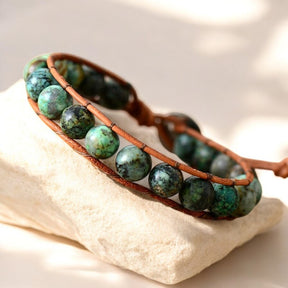 Bracelet bohème africain turquoise pour hommes