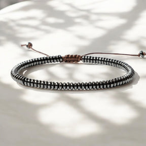 Bracelet en pierre hématite pour homme