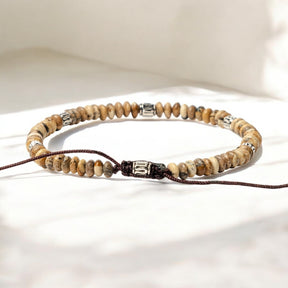 Herrenarmband aus tibetischem Jaspis