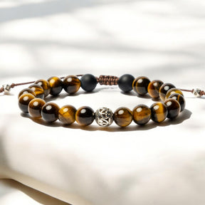 Tibetisches Tigerauge-Armband für Herren