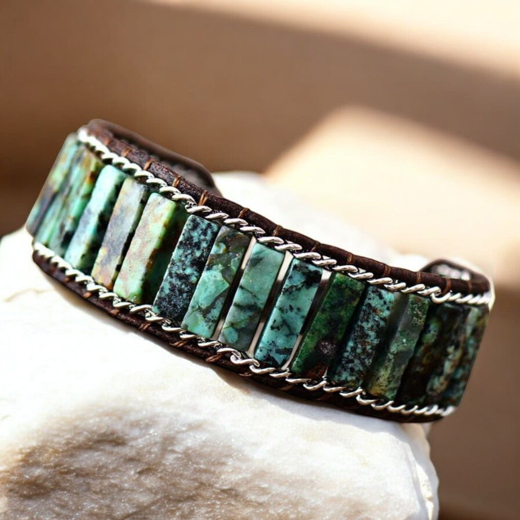 Oceanic Türkis Manschettenarmband