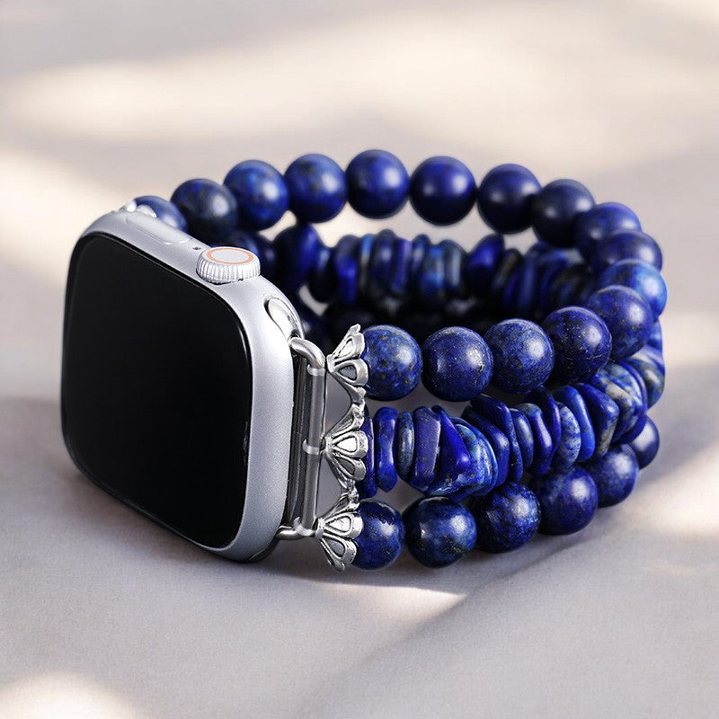 Stretch-Armband Apple Watch Ocean Sapphire“
