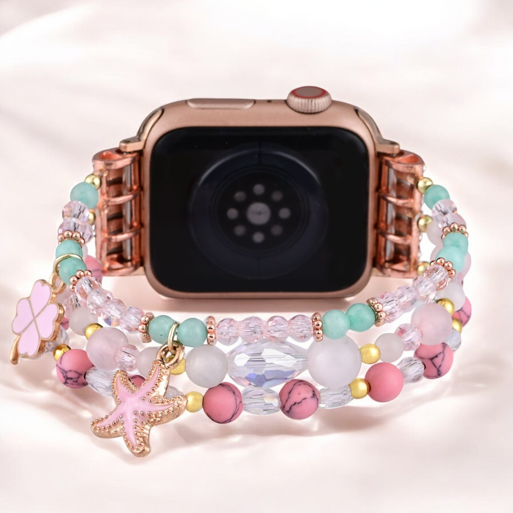 Pink Sands Stretch Apple Watch Armband