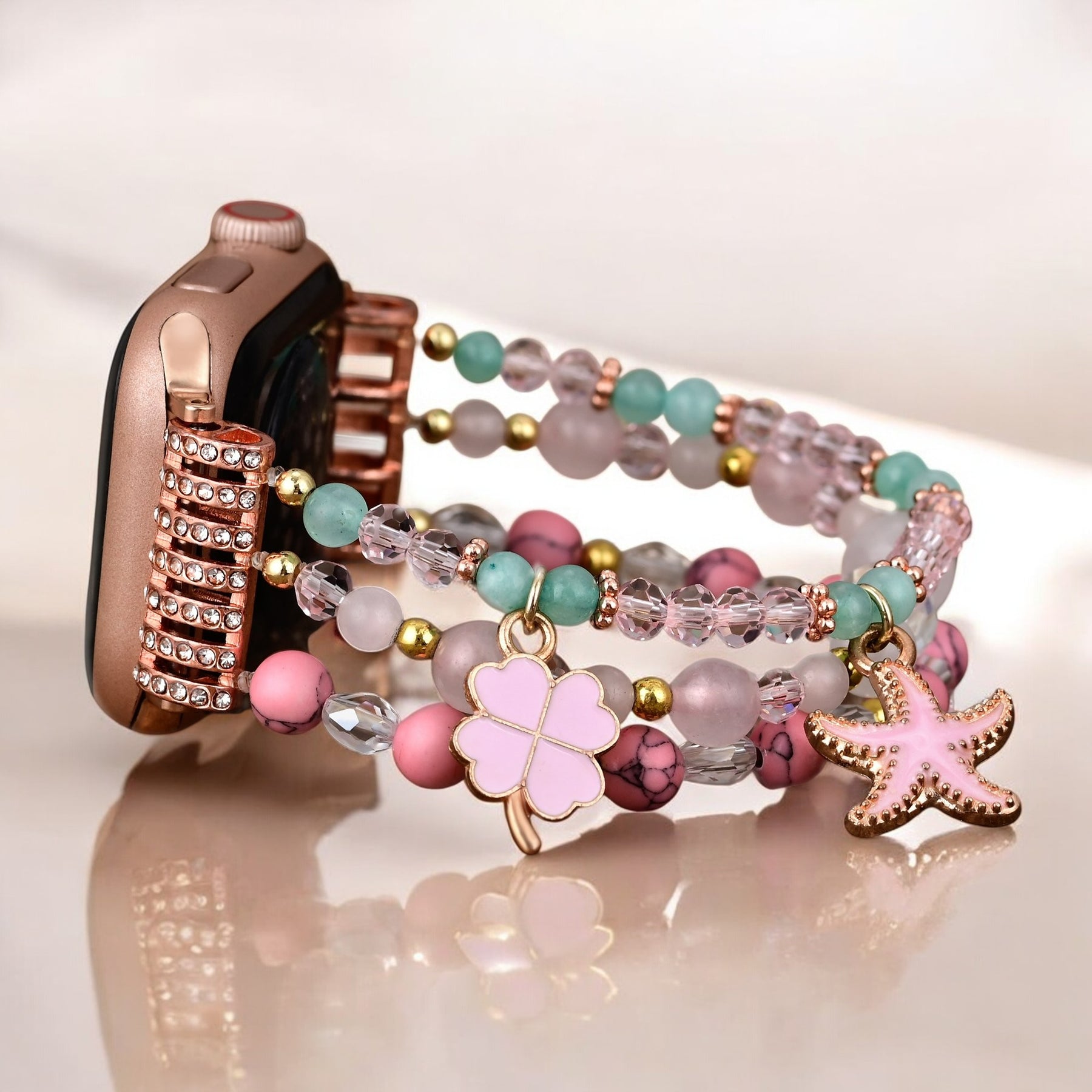 Pink Sands Stretch Apple Watch Armband
