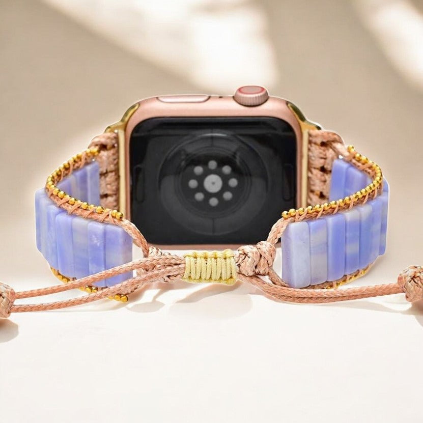 Pflaumenachat Apple Watch Armband