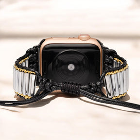 Bracelet Apple Watch métallique punk bohème
