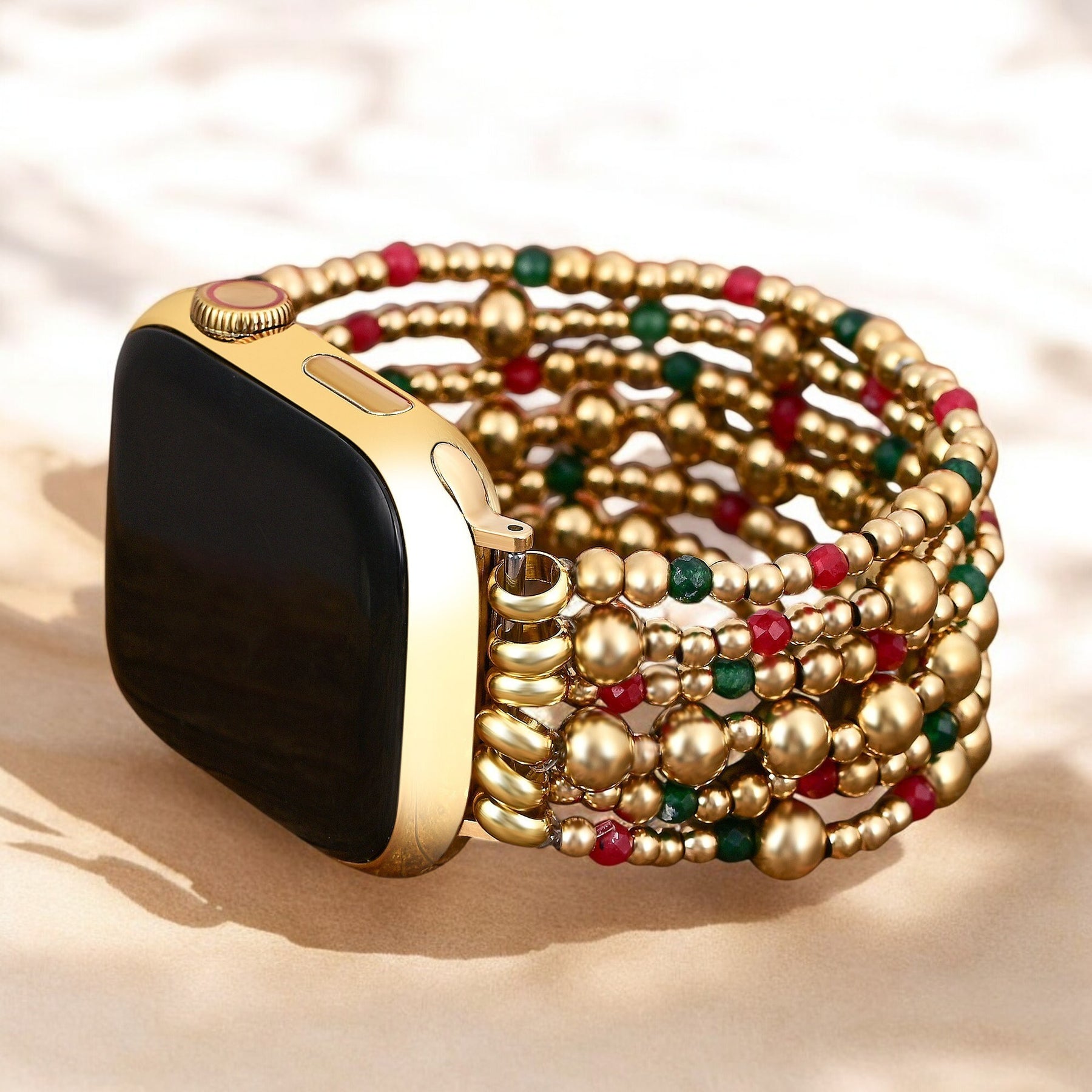 Bracelet Apple Watch Magie Or de Noël