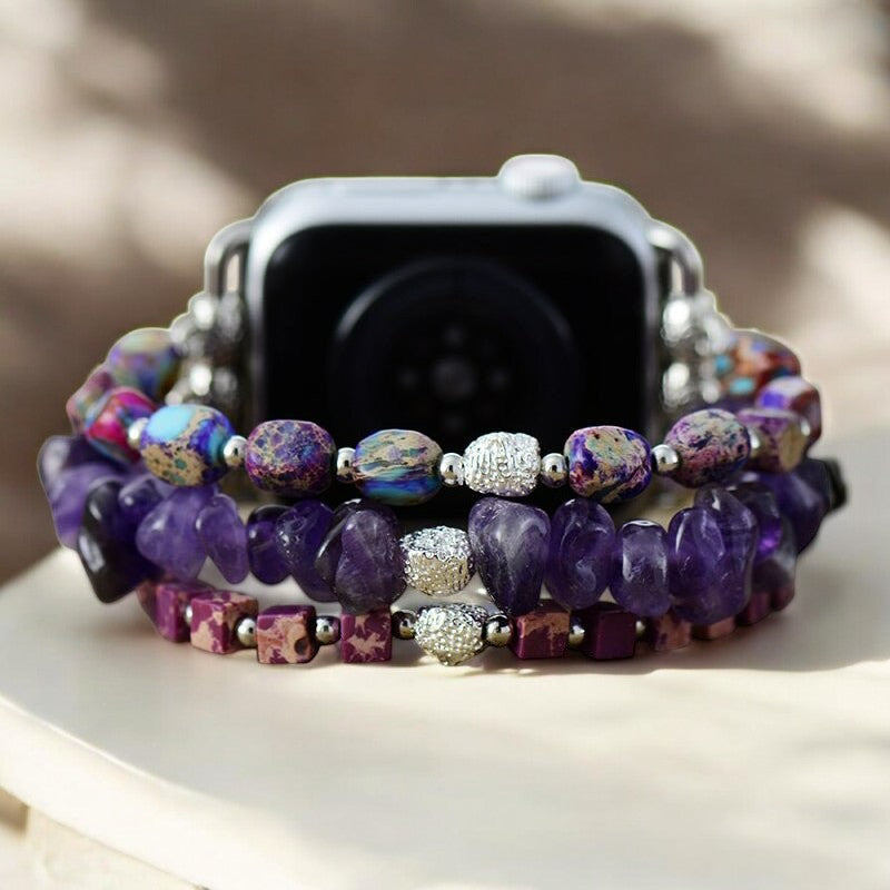 Royal Amethyst Stretch Apple Watch Armband