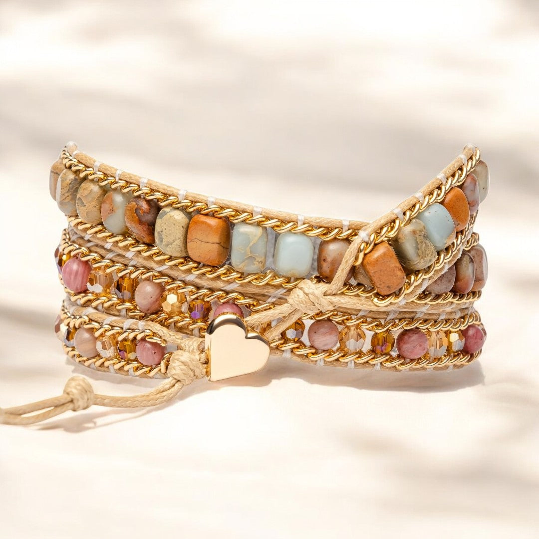 Bracelet doux en jaspe pour Apple Watch