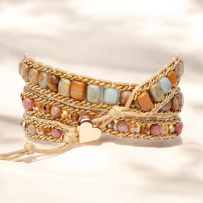 Bracelet doux en jaspe pour Apple Watch