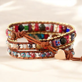 Bracelet enveloppant de protection du cœur vibrant