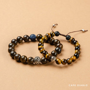 Men's Bronzite Tibetan Bracelet - Cape Diablo